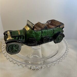 Vintage whiskey decanter Collectible 1913 Alfa Romeo  Car Garnier Made In Italy